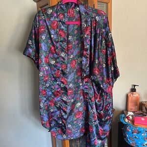 Vintage 80’s Floral Kimono Robe